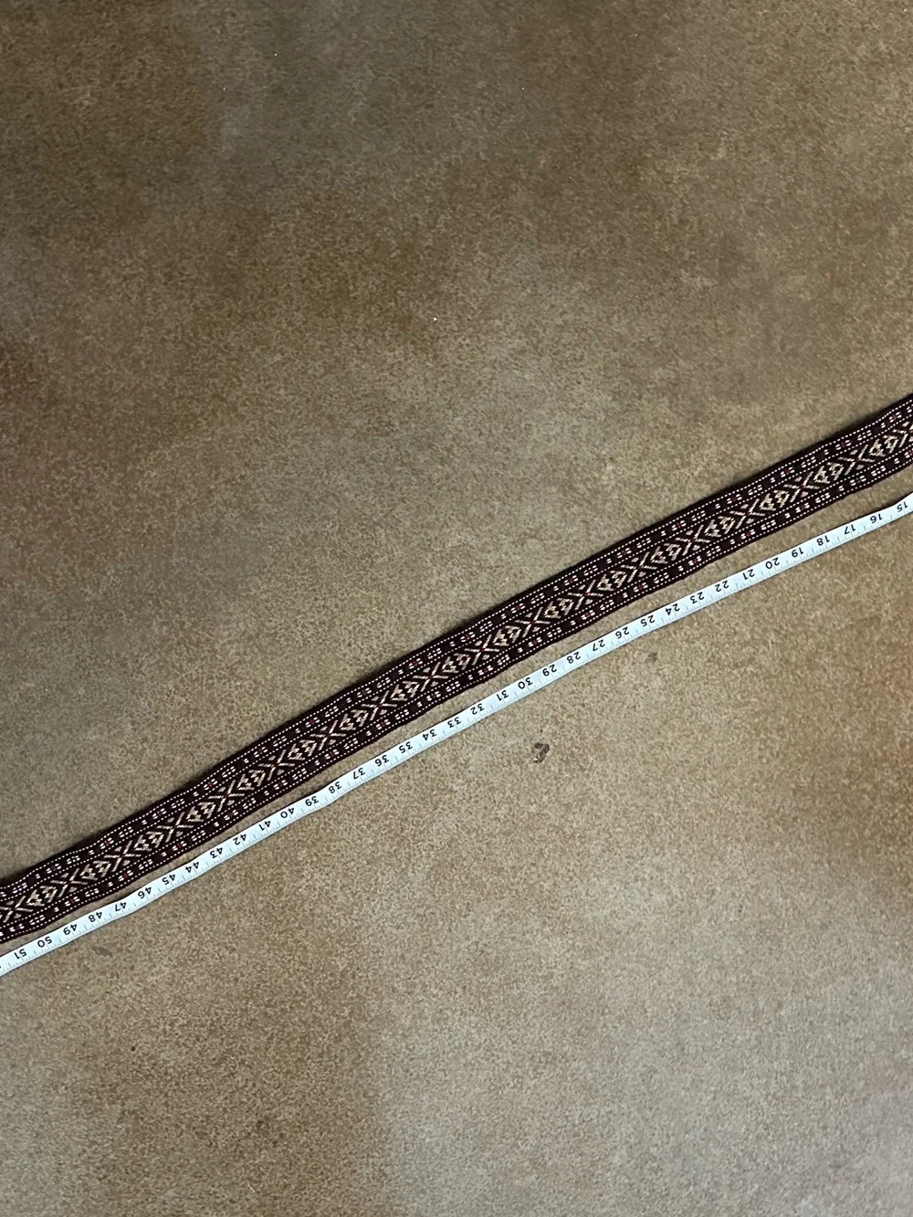 J. Crew Woven Tie Belt in Black, Cream & Brown